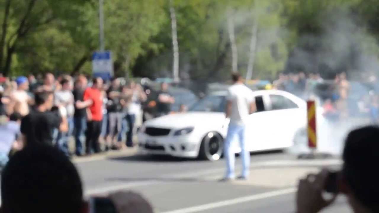 AMG burnout @ Faakersee Worth 2k13