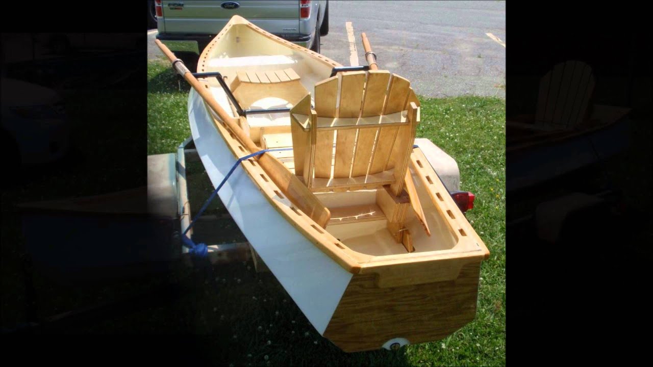 Gheenoe Rowboat Pulling Boat Rowing Conversion.wmv - YouTube.