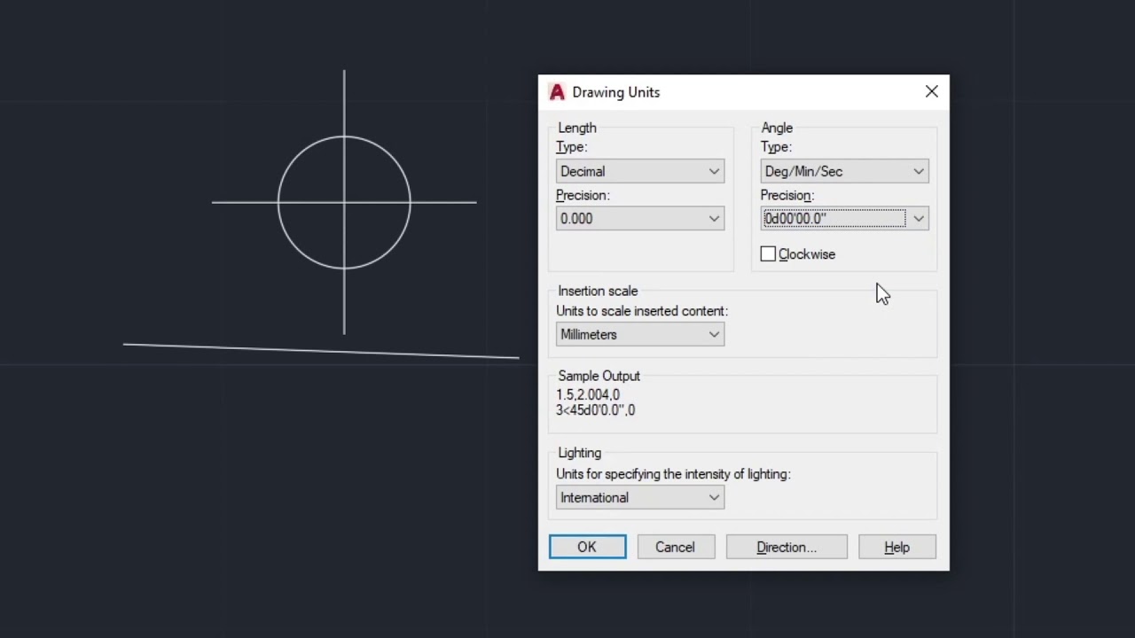 [AutoCAD] Uso del comando UNITS/UNIDADES (cambia precisión, tipo de