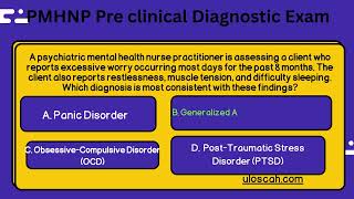 PMHNP Pre clinical Diagnostic Exam