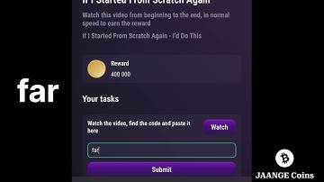 If I Started From Scratch Again | TapSwap Code