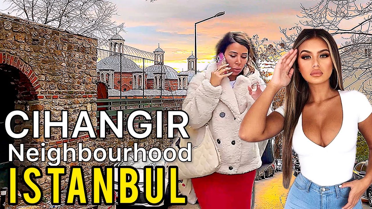Cihangir neighborhood,Tophane, Taksim Square walking around,Beyoglu ...