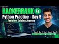 HackerRank Python Practice Day 5