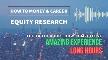Get into Equity Research | How to prepare for an interview