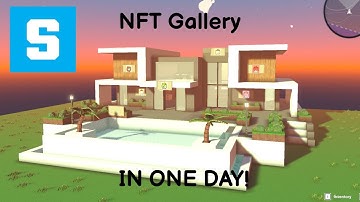 You can make this NFT Gallery in one day! | The Sandbox Gamemaker