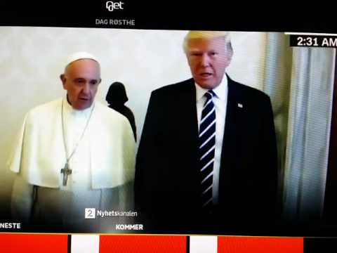 Video: Det Du Savnet Om Paven Og Donald Trumps Feide