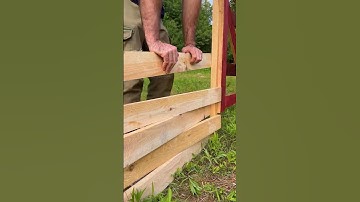 Easy fence in under 10 minutes! Do it at home