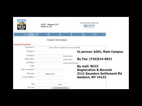 Ordering Official Transcripts Online