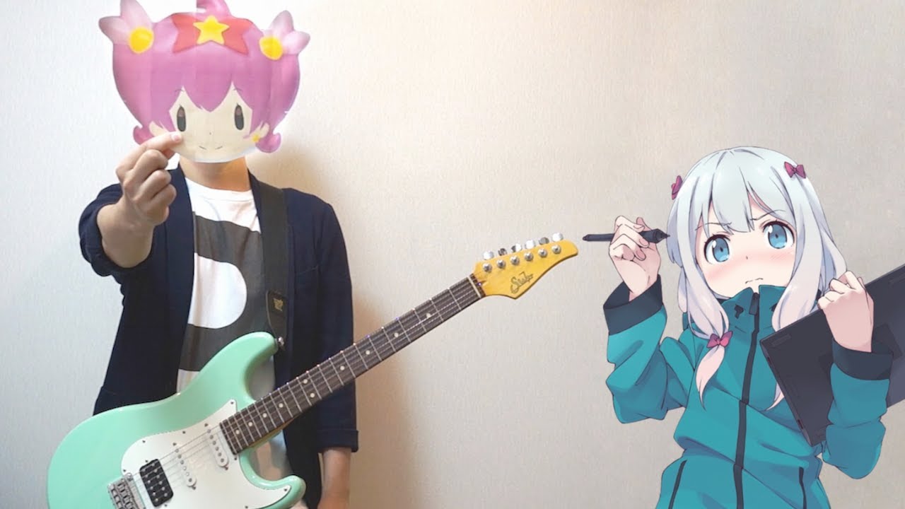 【TAB】Eromanga sensei エロマンガ先生 OP/ED (Guitar Cover) ギターで弾いてみた