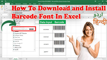How to Download Barcode Font in Excel || Barcode Font Download || Jan Tech Talks
