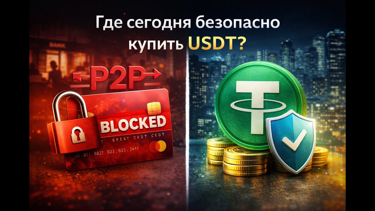 Где купить USDT в 2026 году? Без P2P и блокировок карт