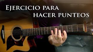 Miniatura de vídeo de "Ejercicios para hacer Punteos - Guitarra Tutorial"