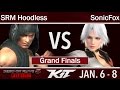 KIT17  - GXR | SRM Hoodless (Rig, Zack) vs Echo Fox | SonicFox (Christie) Grand Finals - DOA 5