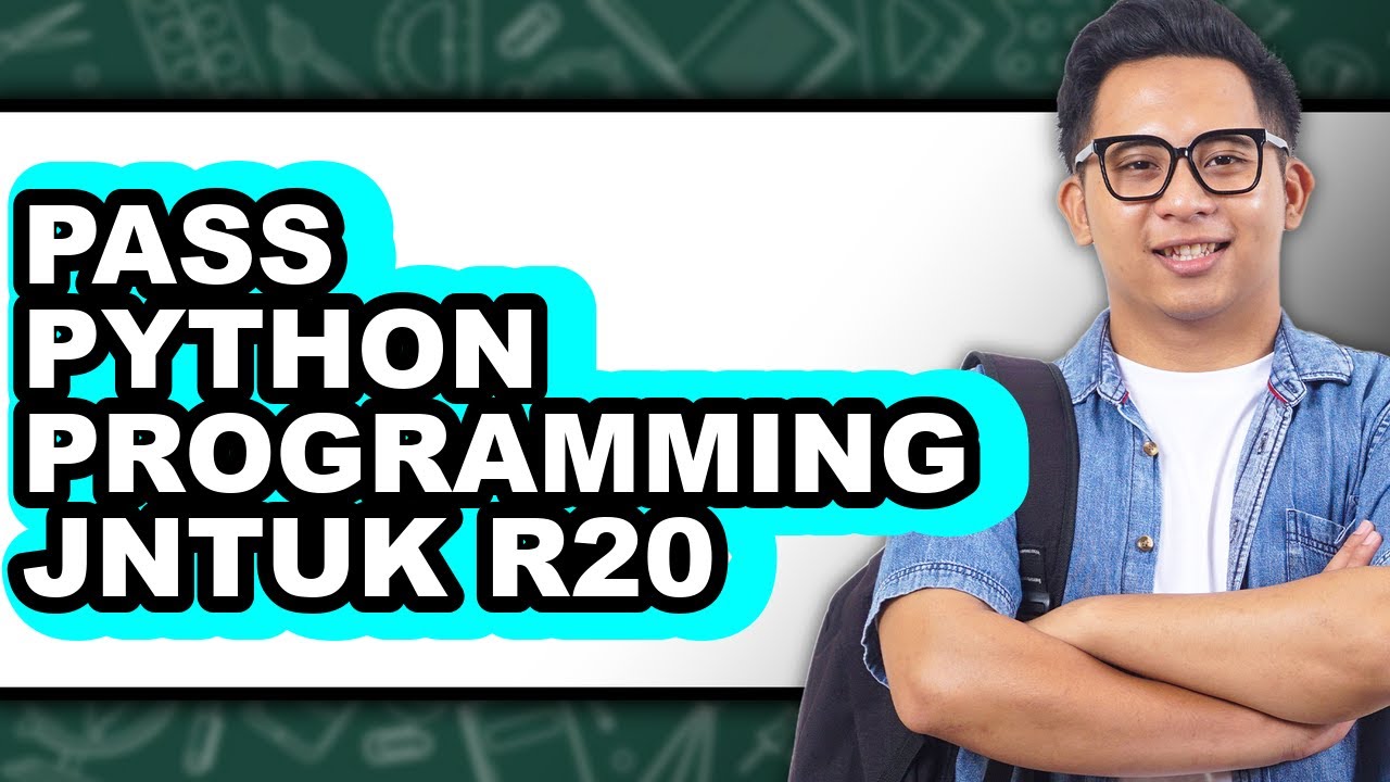 How To Pass Python Programming JNTUK R20 (Easy Method) - YouTube