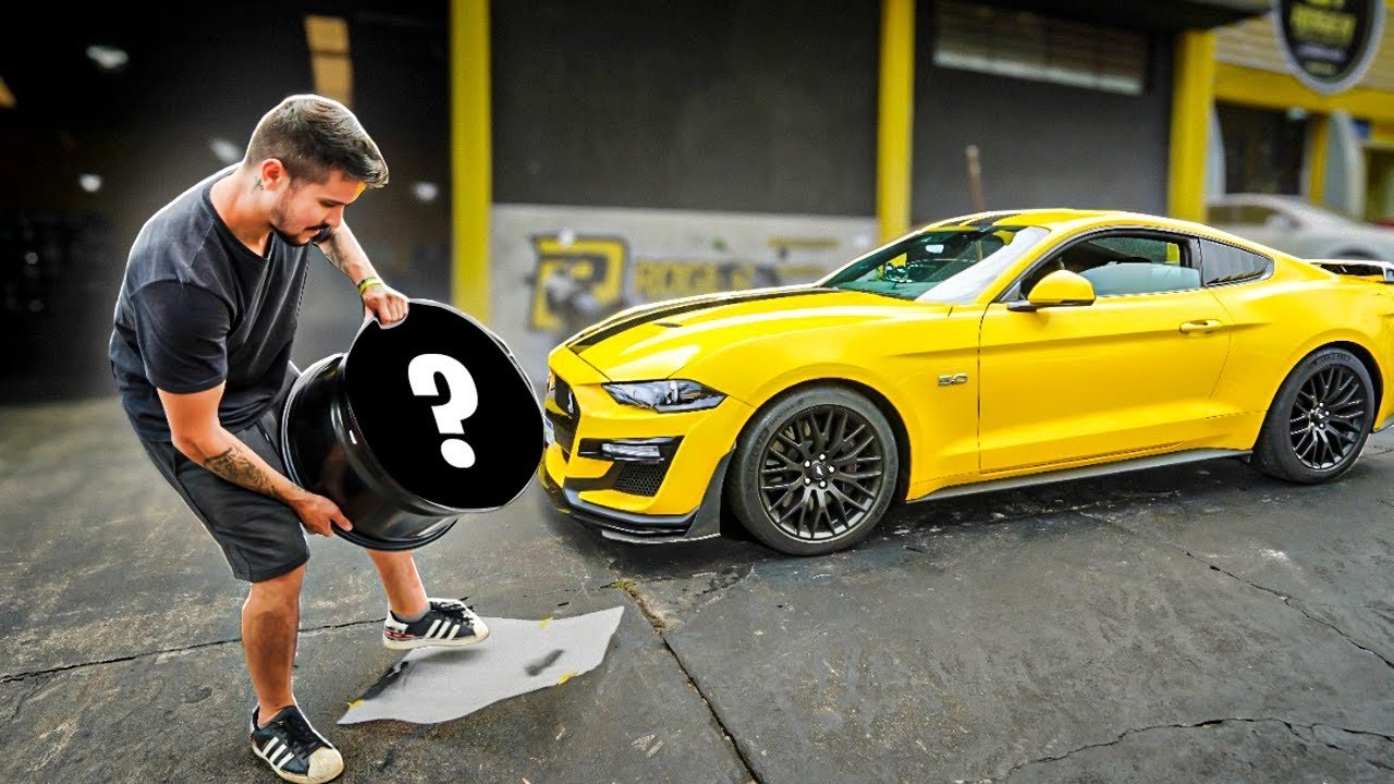 AS NOVAS RODAS DO NOSSO MUSTANG GT500