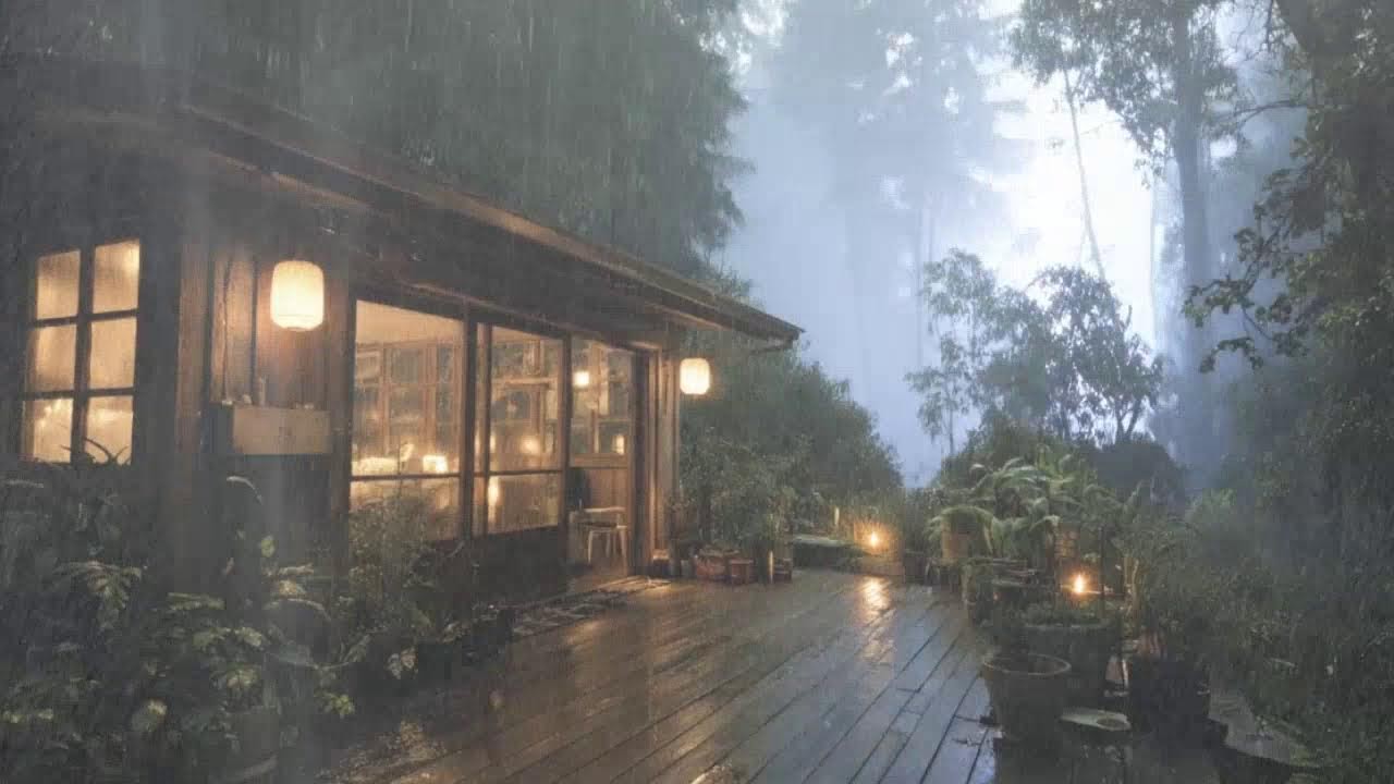 Heavy Rain & Thunder for Sleep - Instant Deep Sleep Experience with Relaxing Rain and Thunder Sound