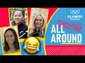 Angelina, Morgan, and Yile take the "Co-Stars" Challenge | All Around | Bonus Content