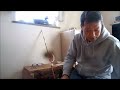 竿信（修業中）13尺5本継2本仕舞　箆鮒竿　製作⑪