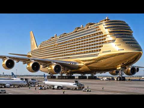 Video Un Avión de 445 Millones de Dólares — ¿Qué Hay Dentro de Este Gigante de Lujo?