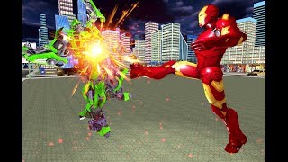 Superhero Iron Robot Fighting Super Star Guardian | Iron Hero Vs Robot Villains - Android GamePlay screenshot 1