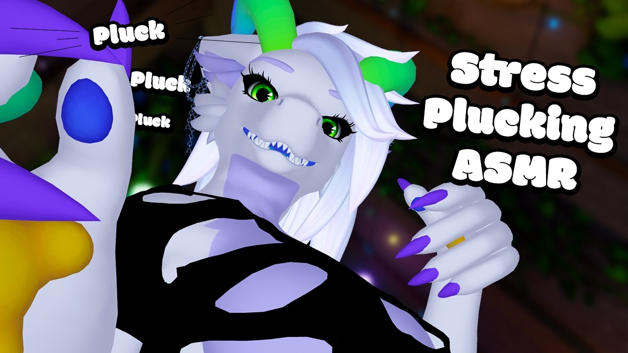 Furry ASMR | Dragon Girl Plucking Away Your Stress and Worries 💤 | Positive Affirmations