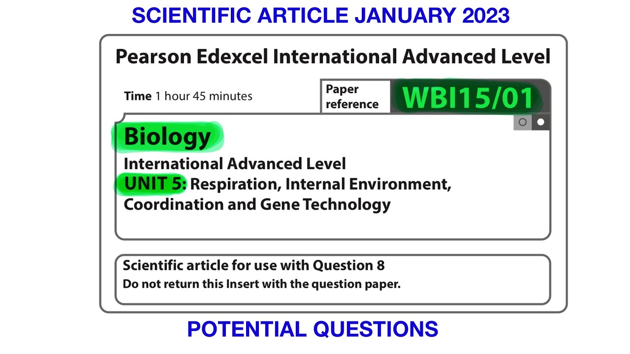 The IG School - Pearson Edexcel January 2021 session IAL