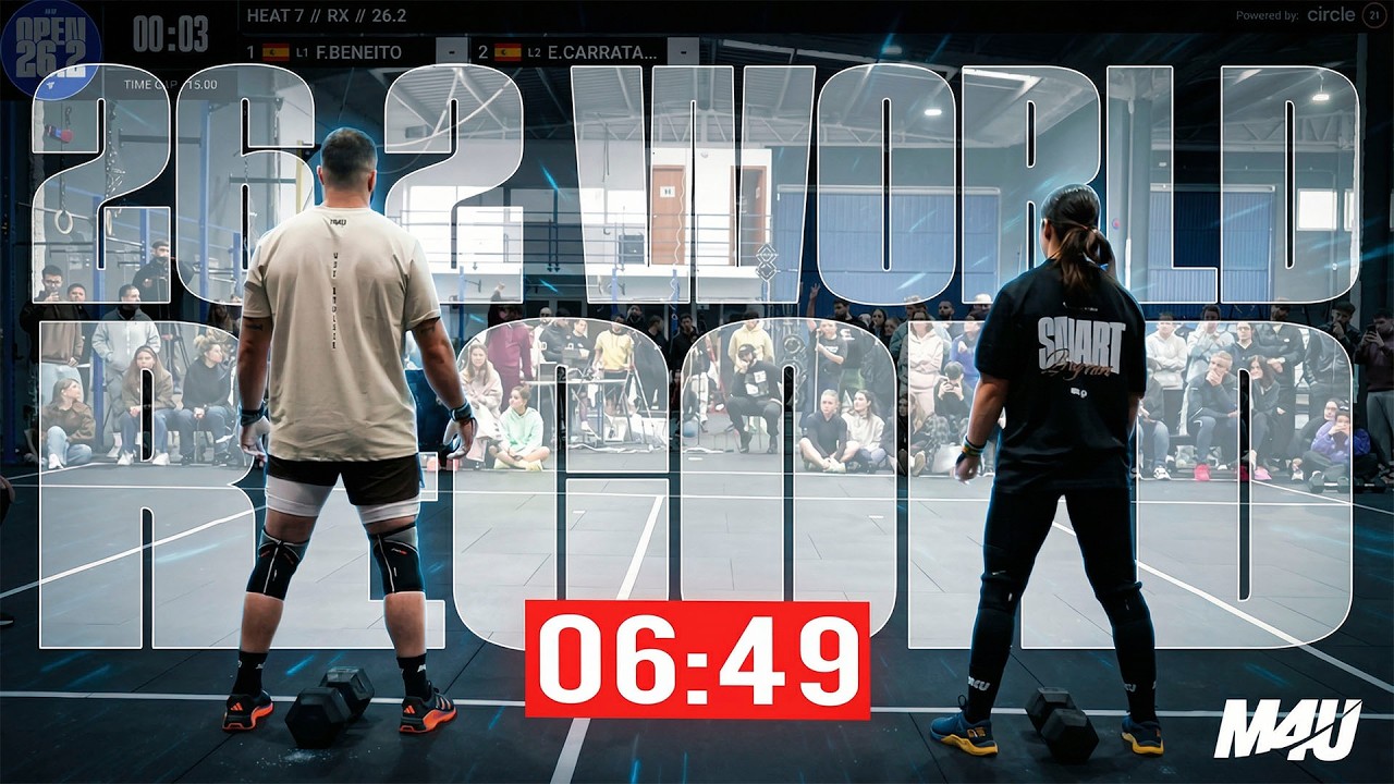 OPEN 26.2 🔥 FABI BENEITO VS ELENA CARRATALÁ WORLD RECORD – 6:49