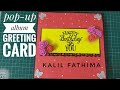 Pop-up Album- How to create Pop-up page | DIY | Scrapbook page | scrapbook | greeting card😍😍