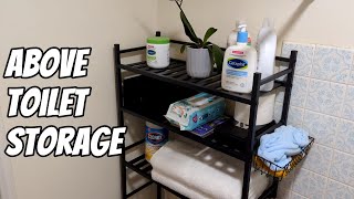 These Over The Toilet Storage Shelves look great! Easy to install.