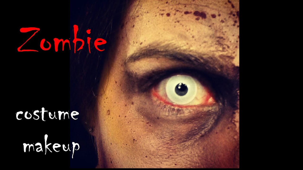 Zombie Makeup Tutorial Cheap And LATEX FREE YouTube