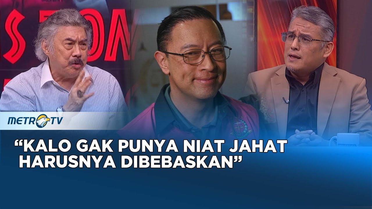 Tanpa Mens Rea & Tak Nikmati Hasil Korupsi, Tom Lembong Harusnya Bebas? #Kontroversi