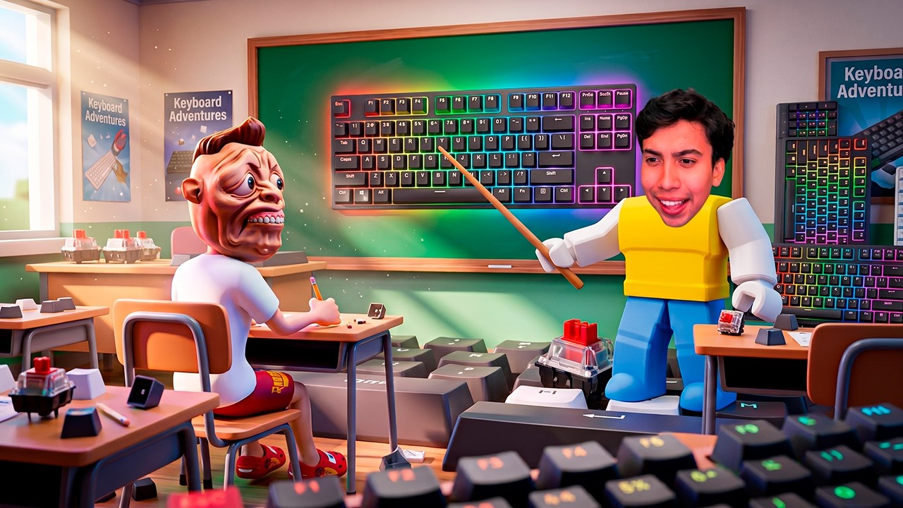 ENSEÑANDO A JUGAR  ESCAPA DEL TECLADO A MI MAYOR FAN! 🧑🏻‍🏫