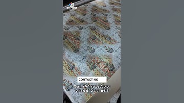 Sublimation Fabric Printing using Roller Heat Press Machine | GM Print Solution