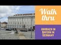 Walking through: Ansbach in Bayern in GERMANY