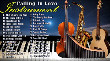 Top 100 Sax, Violin, Guitar, Piano, Flute Instrumental Love Songs - Best Relaxing Instrumental Music