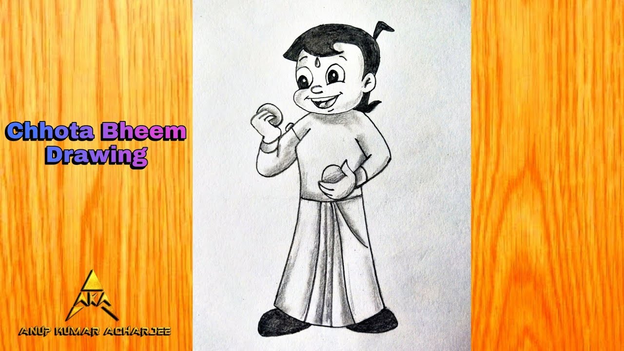 Chhota Bheem Characters coloring page  Free Printable Coloring Pages