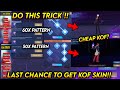 Trick to get kof skin cheapest for 50 or 60 draw patterns  mlbb