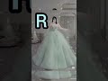 choose the first letter of your name and see your gown #explore #dress # viral short