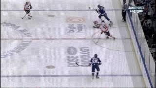 Luke Schenn vs Vincent Lecavalier fight 27 Jan 2013 Philadelphia Flyers vs Tampa Bay Lightning NHL