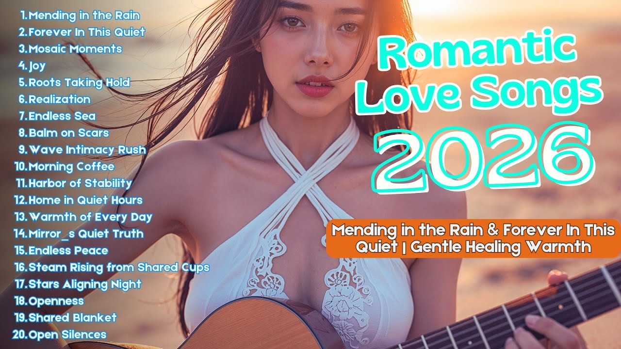 Romantic Love Songs 2026 | Mending in the Rain & Forever In This Quiet | Gentle Healing Warmth