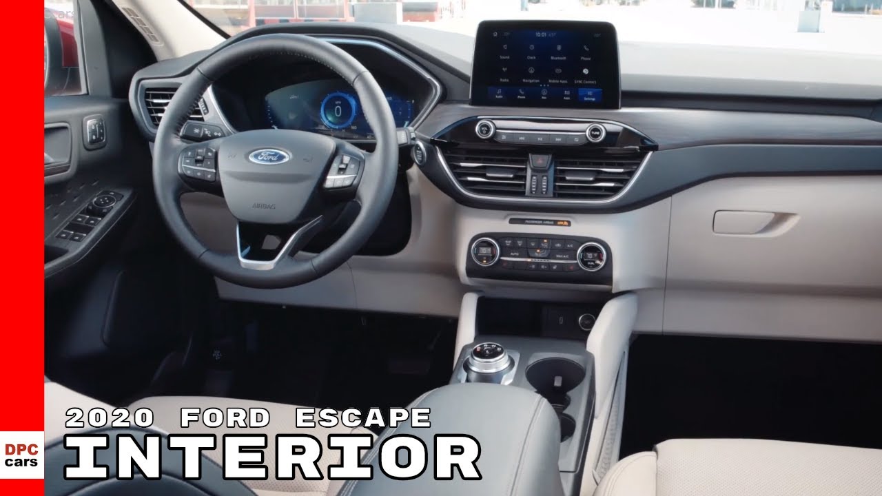 2020 Ford Escape Interior You