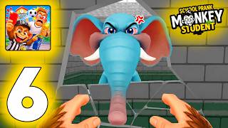 Monkey Student: School Prank - I FREED THE SECRET ELEPHANT! - Gameplay Walkthrough #6 (Android,iOS)