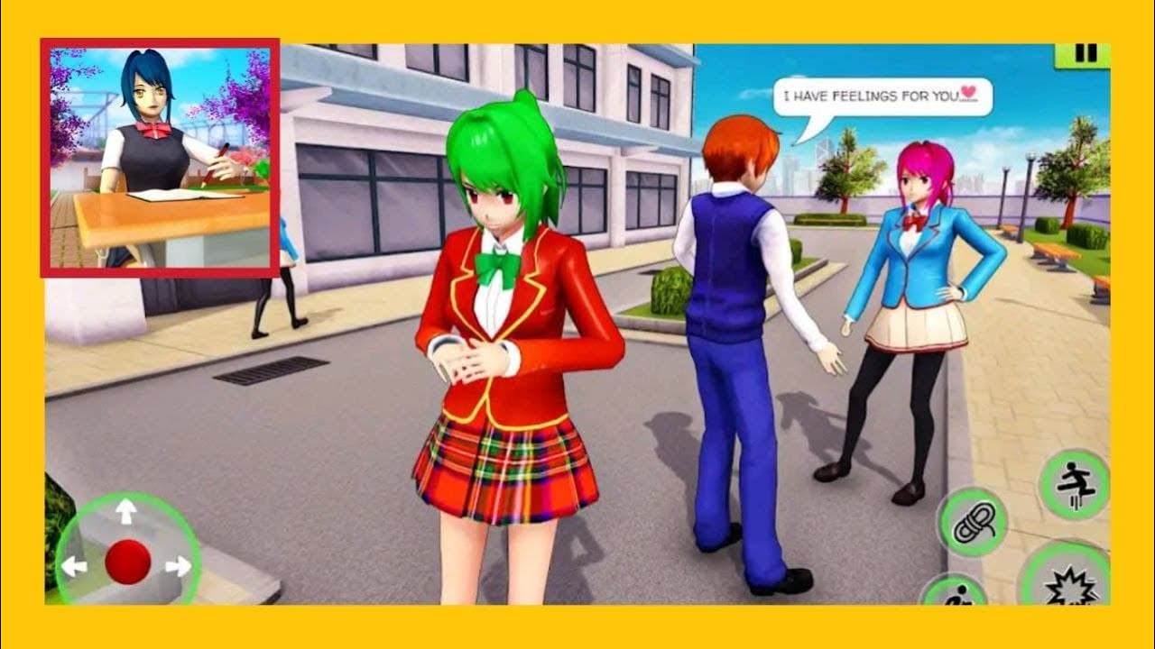 Anime High School Sakura Girl Life Simulator 2021 games