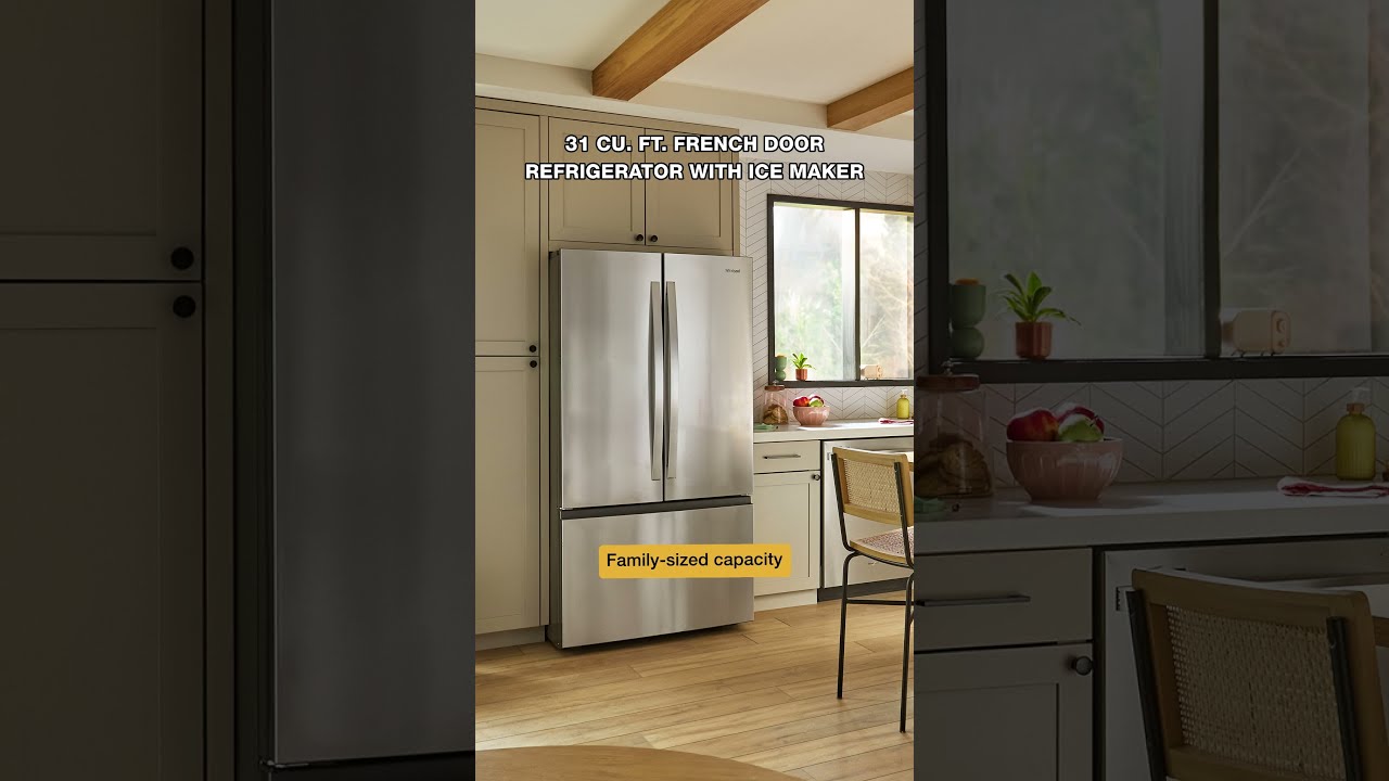 36 Inch French Door Refrigerator With Ice Maker 31 Cu Ft 