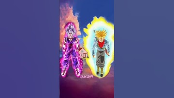 Gohan vs Trunks #anime #onepiece #subscribe #dragonball #goku #دراغون_بول #vegeta #frieza #gohan