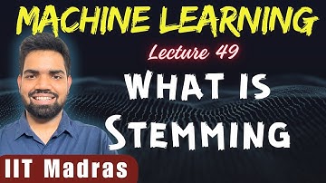 49. What is stemming ? | #fodo #ai #machinelearning #hindi #fodoai