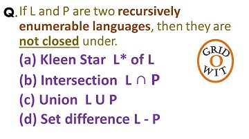 If L and P are two recursively enumerable languages, then they are not closed under.