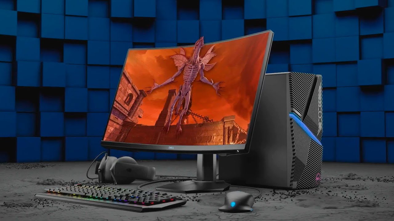 Dell 27 Gaming Monitor S2721HGF - Écran LED - jeux - incurvé - 27 - 1920 x  1080 Full HD (1080p) @