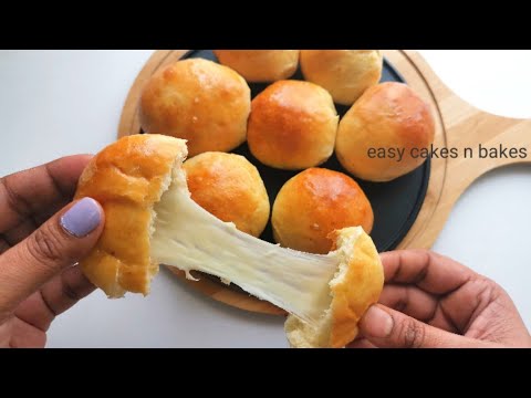 Garlic Mozzarella Cheese Balls Without Oven // Garlic Buns ...