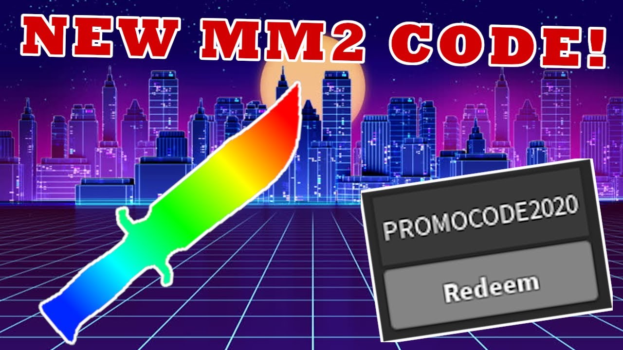 NEW ROBLOX MM2 KNIFE PROMO CODE! MAY 2020 - YouTube